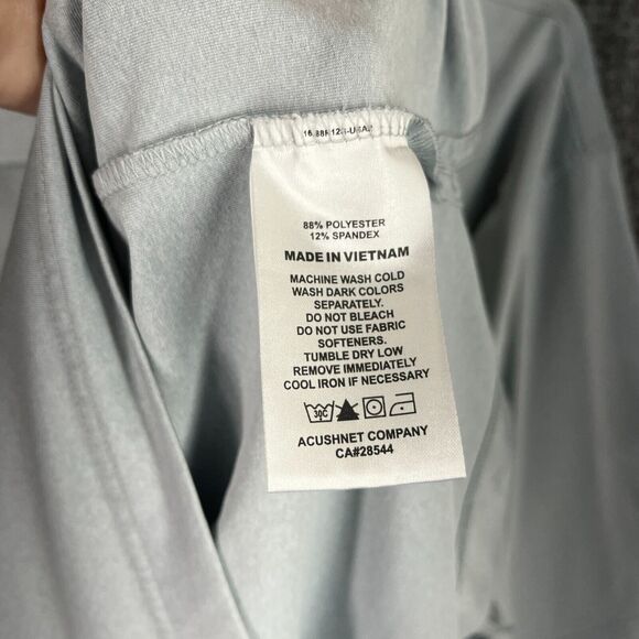 FootJoy Polo Shirt Mens XL Gray Golf Performance Tech Hilton-Head Clubhouse Fair - Picture 4 of 8